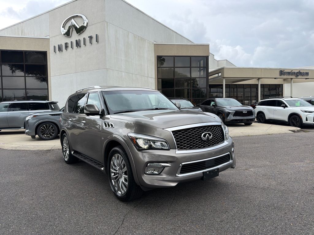 Smoky Quartz 2015 INFINITI QX80 RWD SUV / Crossover Rear-Wheel Drive 7-Speed Automatic