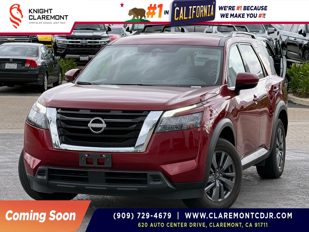 Red (Scarlet Ember Tintcoat) 2023 Nissan Pathfinder SV FWD SUV / Crossover Front-Wheel Drive 9-Speed Automatic