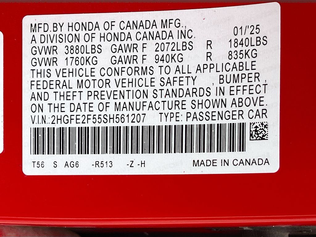 Used 2025 Red Honda Sport image 29
