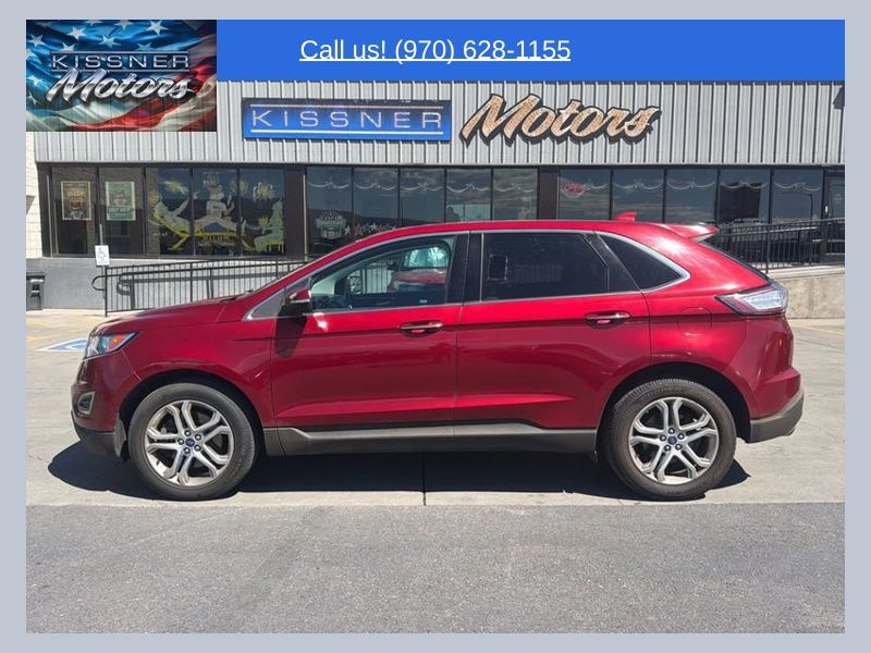 Ruby Red Metallic 2015 Ford Edge SUV / Crossover All-Wheel Drive 6-Speed Automatic