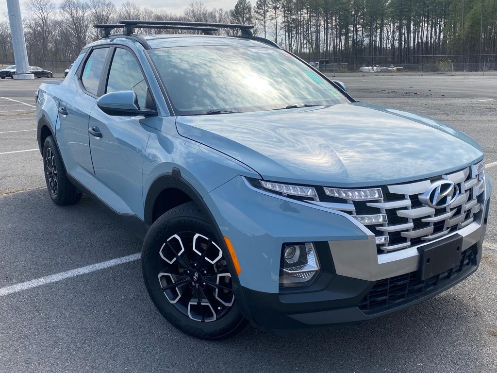 Blue Stone 2022 Hyundai Santa Cruz SEL Crew Cab AWD Pickup Truck All-Wheel Drive 8-Speed Automatic