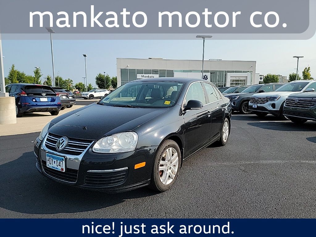 Black 2010 Volkswagen Jetta Sedan Front-Wheel Drive 6-Speed Automatic