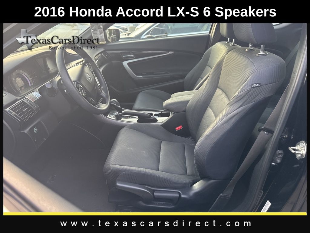 2016 Honda Accord LX-S 6