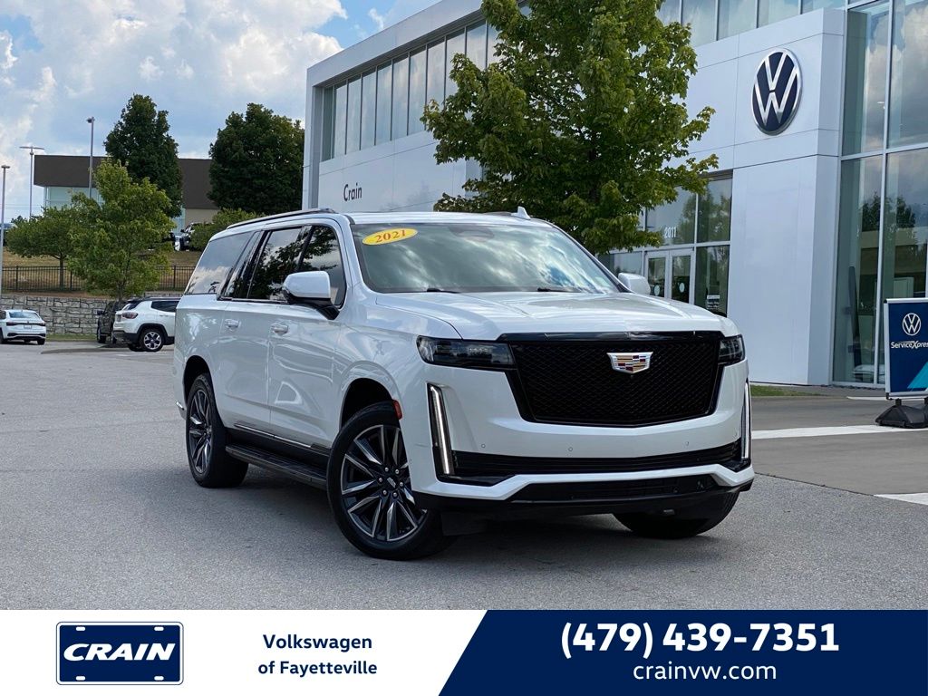 Crystal White 2021 Cadillac Escalade ESV SUV / Crossover Four-Wheel Drive