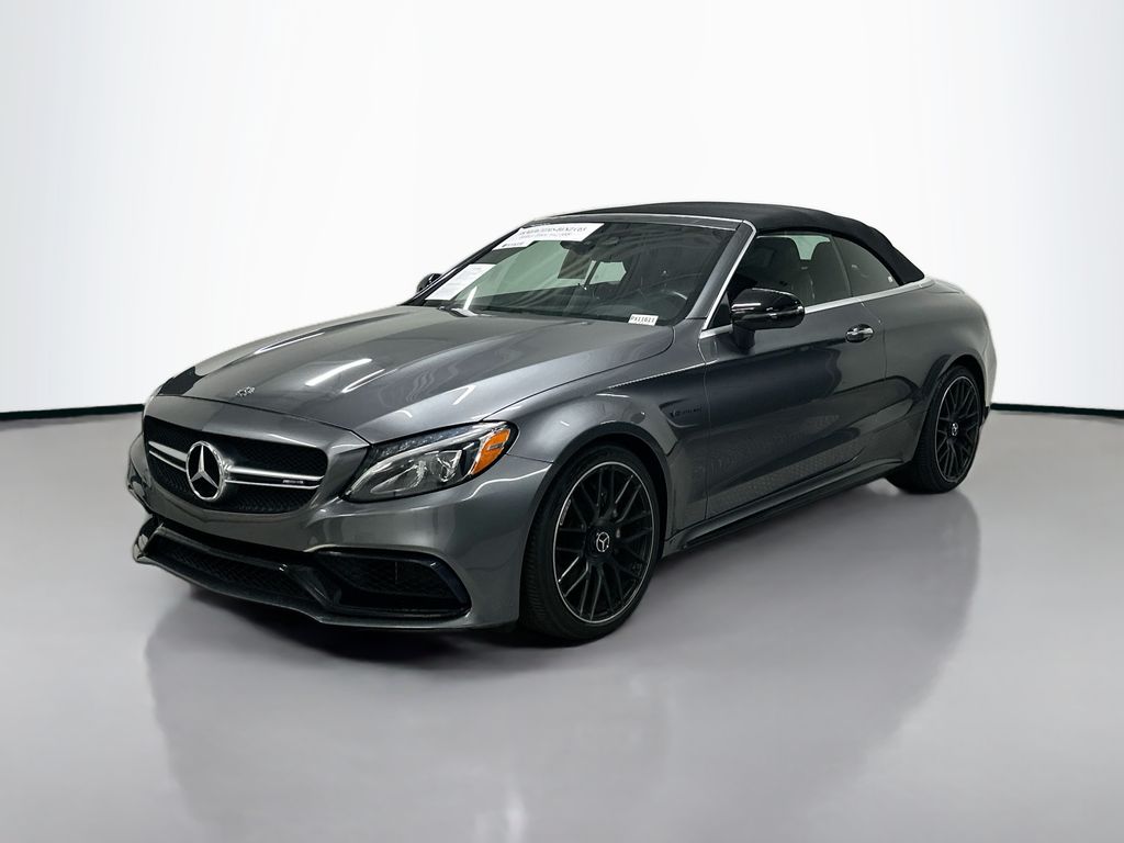 Gray 2018 Mercedes-Benz C-Class Convertible Rear-Wheel Drive 7-Speed Automatic