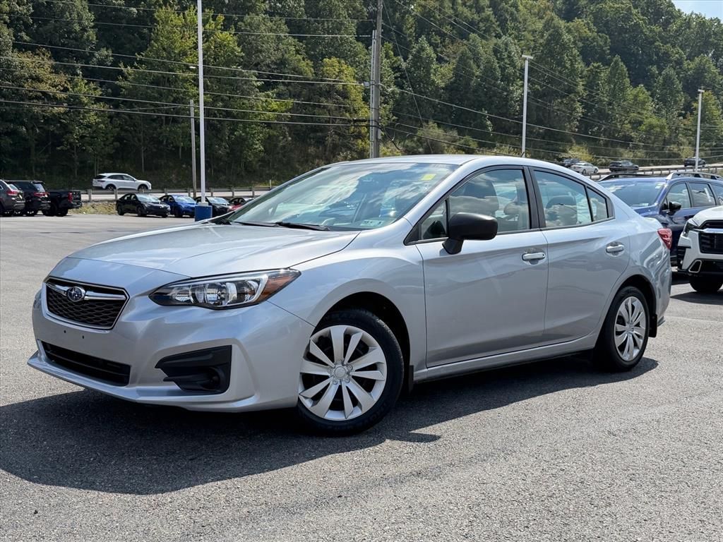 Ice Silver Metallic 2019 Subaru Impreza Sedan All-Wheel Drive Continuously Variable Transmission
