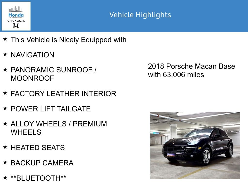 2018 Porsche Macan Base 7