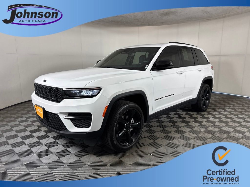 Bright White Clearcoat 2023 Jeep Grand Cherokee SUV / Crossover Four-Wheel Drive 8-Speed Automatic