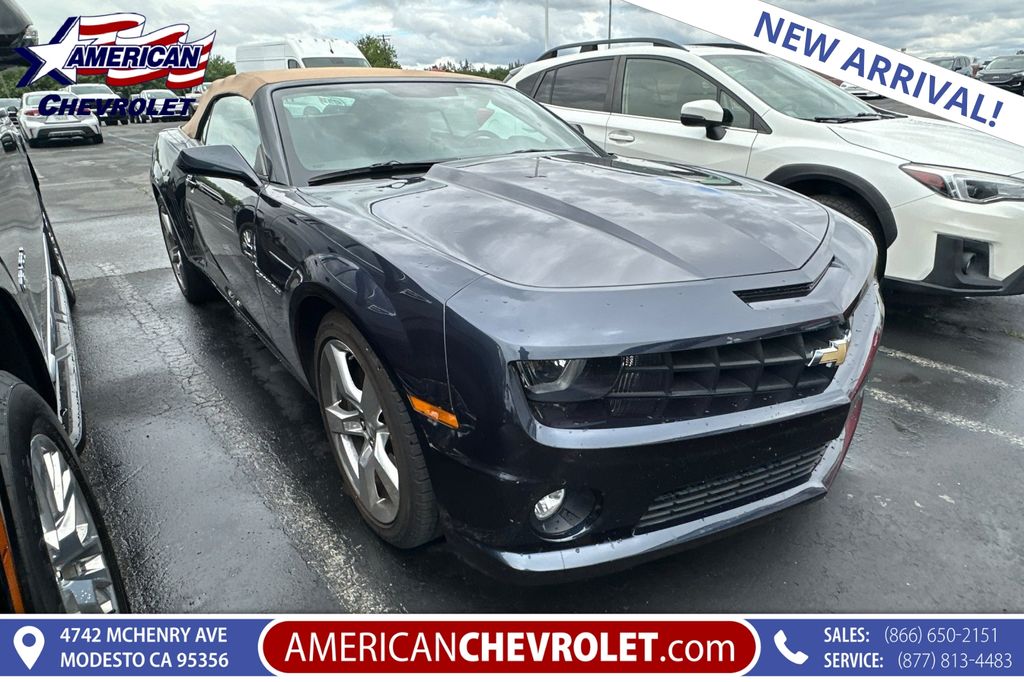 Blue 2013 Chevrolet Camaro 2SS Convertible RWD Convertible Rear-Wheel Drive 6-Speed Manual