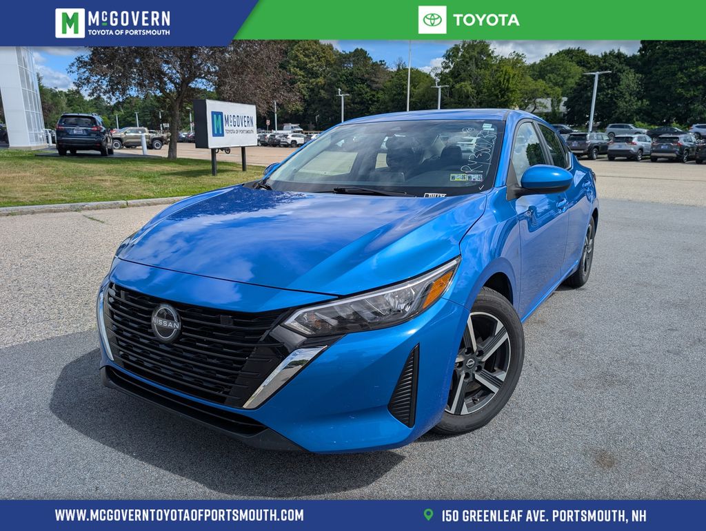Electric Blue Metallic 2024 Nissan Sentra Sedan Front-Wheel Drive Continuously Variable Transmission