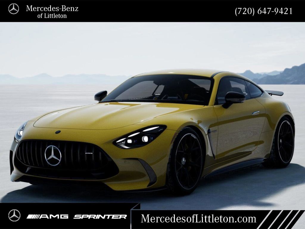 Sun Yellow 2026 Mercedes-Benz AMG GT 55 4MATIC Coupe All-Wheel Drive 9-Speed Automatic