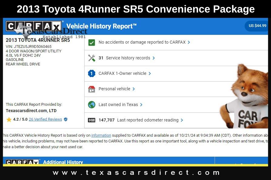 2013 Toyota 4Runner SR5 10