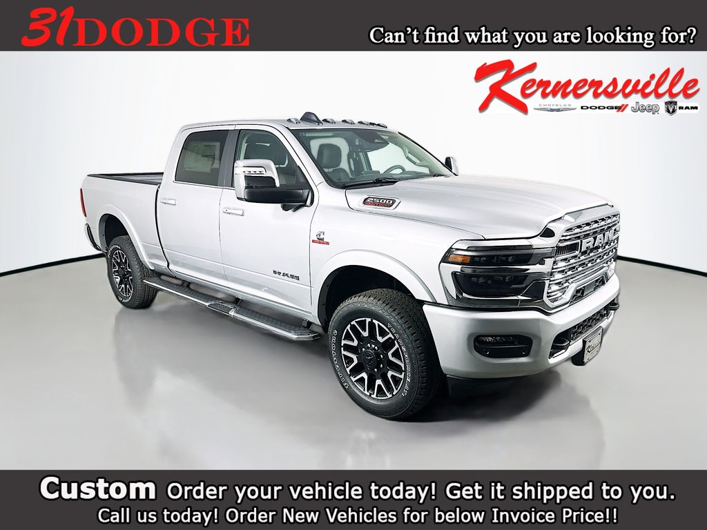 Silver 2026 RAM 2500 Pickup Truck Four-Wheel Drive Automatic