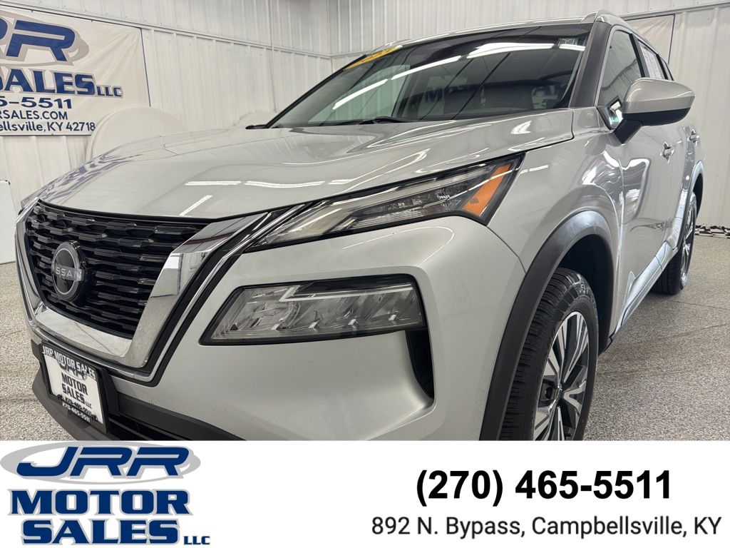 Brilliant Silver Metallic 2023 Nissan Rogue SV AWD SUV / Crossover All-Wheel Drive Continuously Variable Transmission