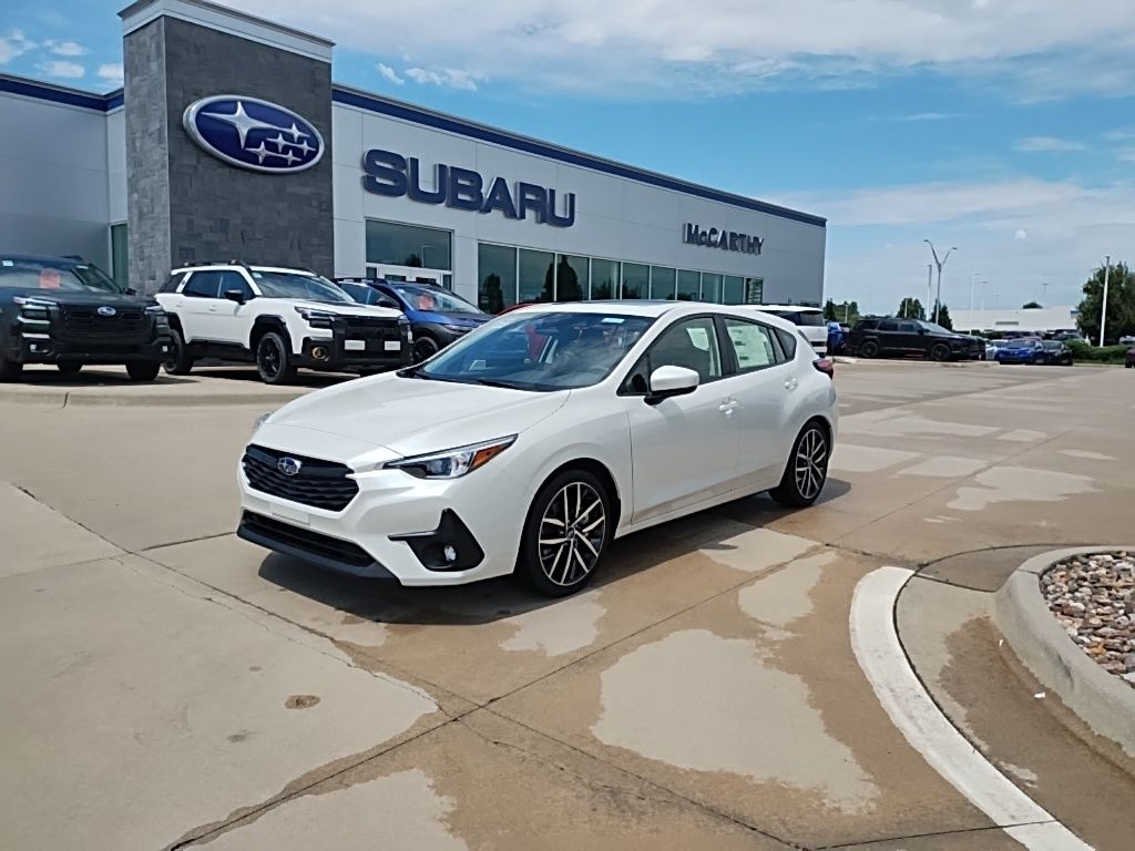 White Pearl 2026 Subaru Impreza Wagon All-Wheel Drive Continuously Variable Transmission