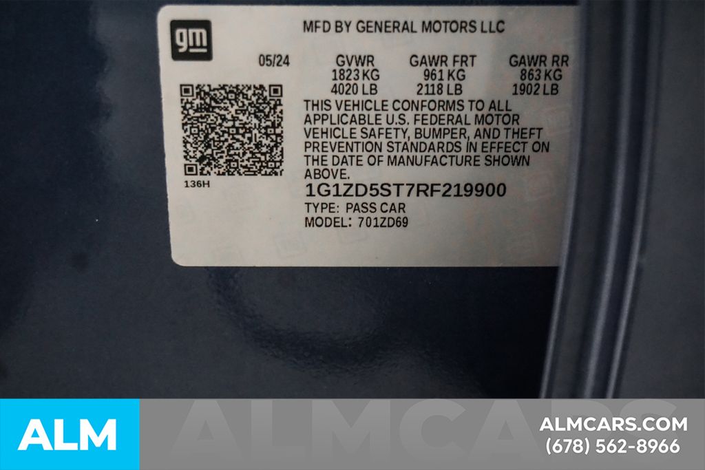 Used 2024 Blue Chevrolet LT image 56