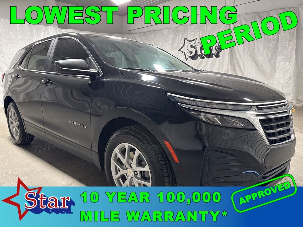 Black Metallic 2023 Chevrolet Equinox LS FWD with 1LS SUV / Crossover Front-Wheel Drive 6-Speed Automatic Overdrive