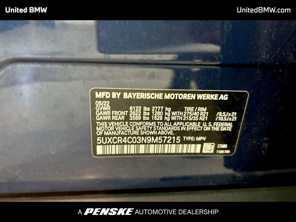 2022 BMW X5 sDrive40i 23