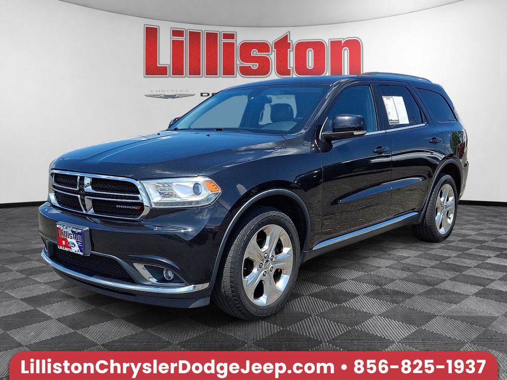 Brilliant Black Crystal Pearlcoat 2015 Dodge Durango Limited AWD SUV / Crossover All-Wheel Drive 8-Speed Automatic