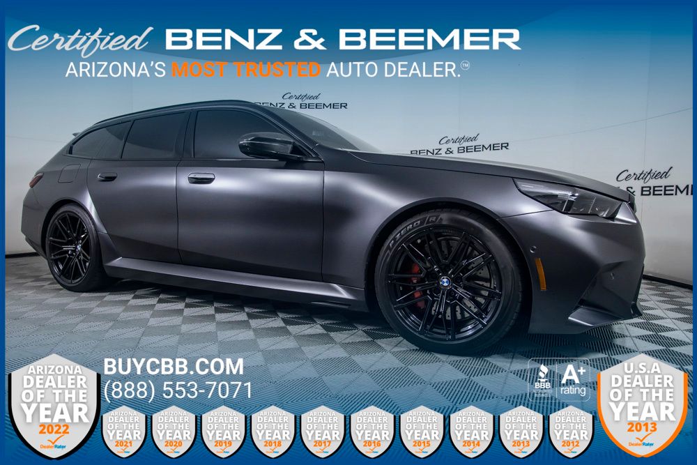 Gray (Frozen Deep Grey Metallic) 2025 BMW M5 Touring AWD Wagon All-Wheel Drive 8-Speed Automatic