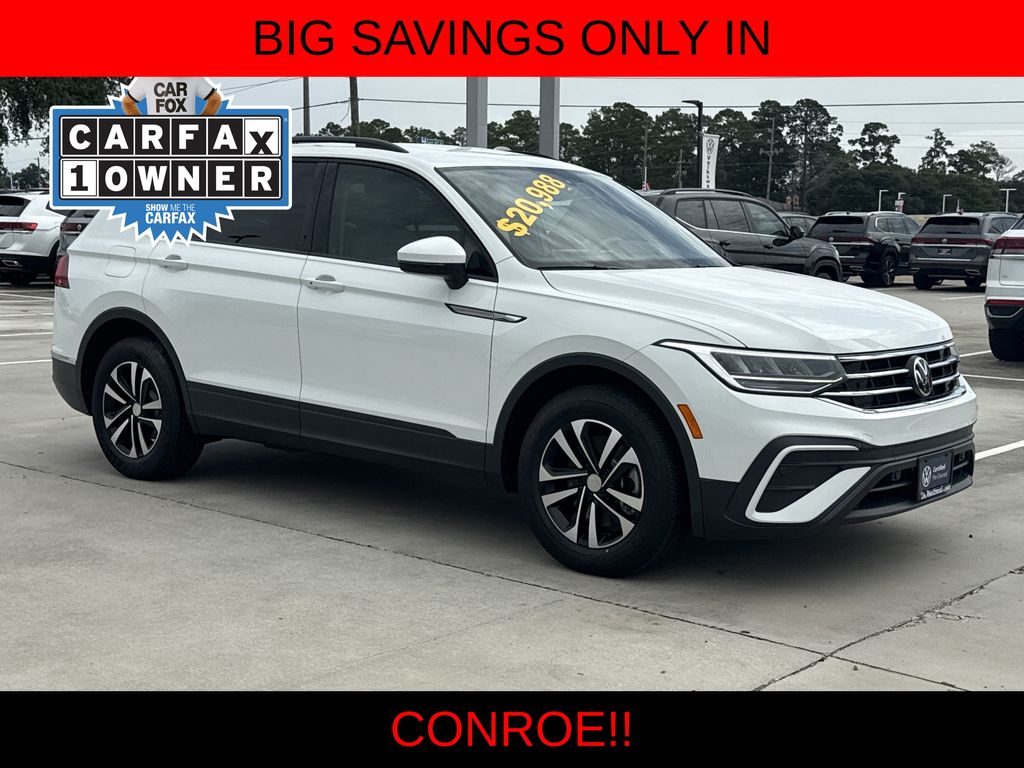 2023 Volkswagen Tiguan 2.0T S White at Community Toyota