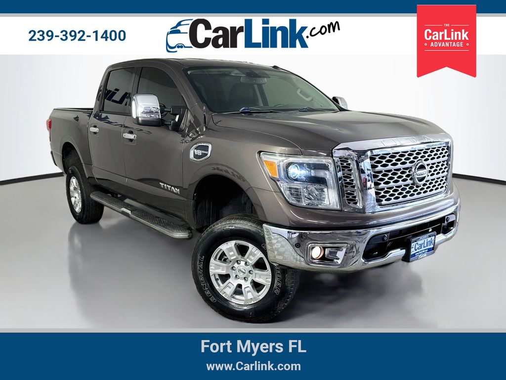Java Metallic 2017 Nissan Titan Pickup Truck Four-Wheel Drive 7-Speed Automatic