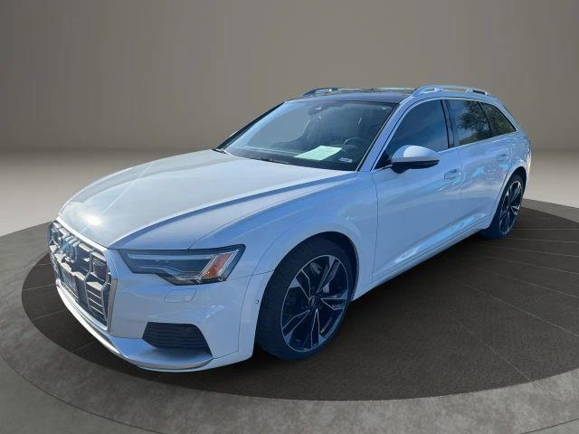 White 2022 Audi A6 Allroad quattro Premium Plus 55 TFSI Wagon All-Wheel Drive 7-Speed Automatic