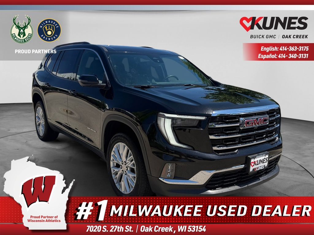 Black (Ebony Twilight Metallic) 2024 GMC Acadia SUV / Crossover Four-Wheel Drive 8-Speed Automatic