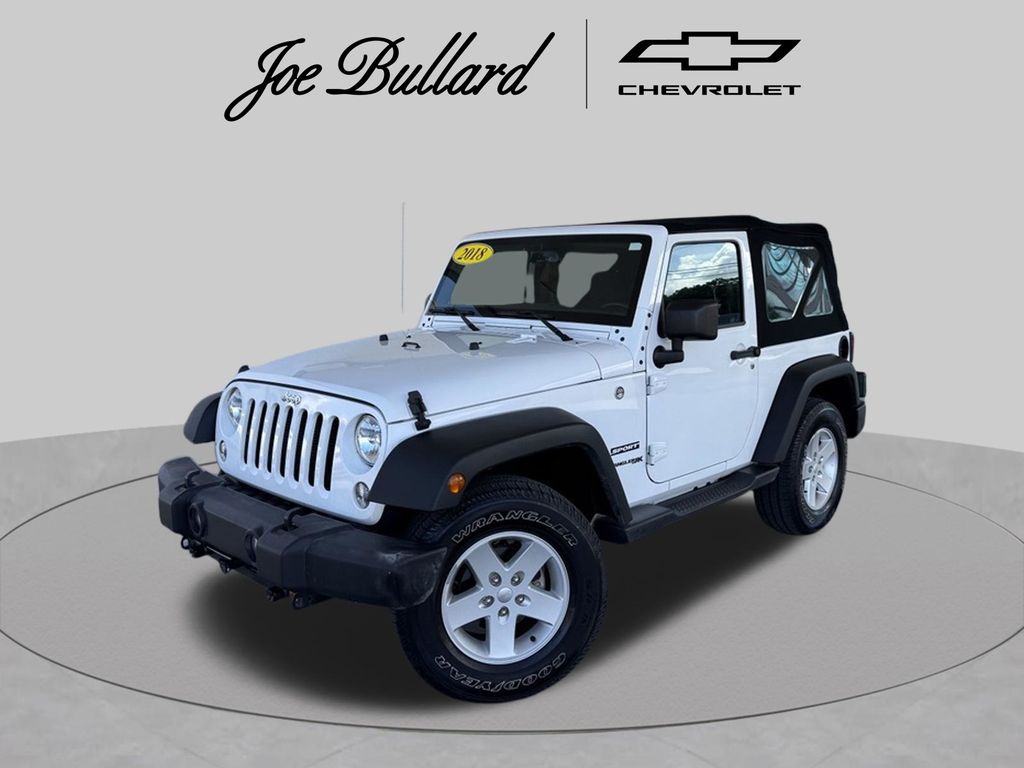 Bright White Clearcoat 2018 Jeep Wrangler SUV / Crossover Four-Wheel Drive 5-Speed Automatic