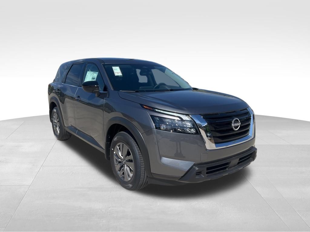 2025 Gun Metallic Nissan Pathfinder S FWD SUV