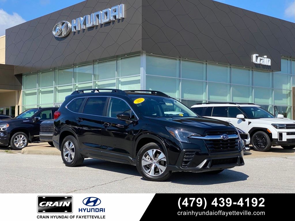 Crystal Black Silica 2025 Subaru Ascent Premium 7-Passenger AWD SUV / Crossover All-Wheel Drive Continuously Variable Transmission