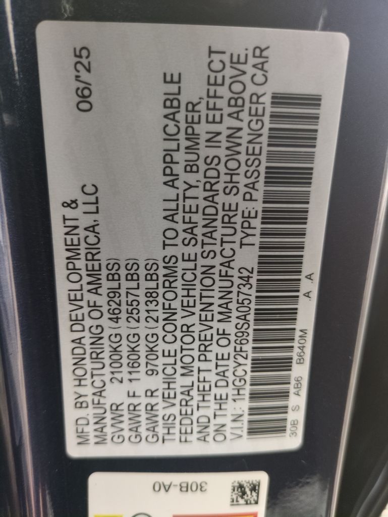 New 2025 Honda Accord Hybrid For Sale in Fort Wayne, IN
