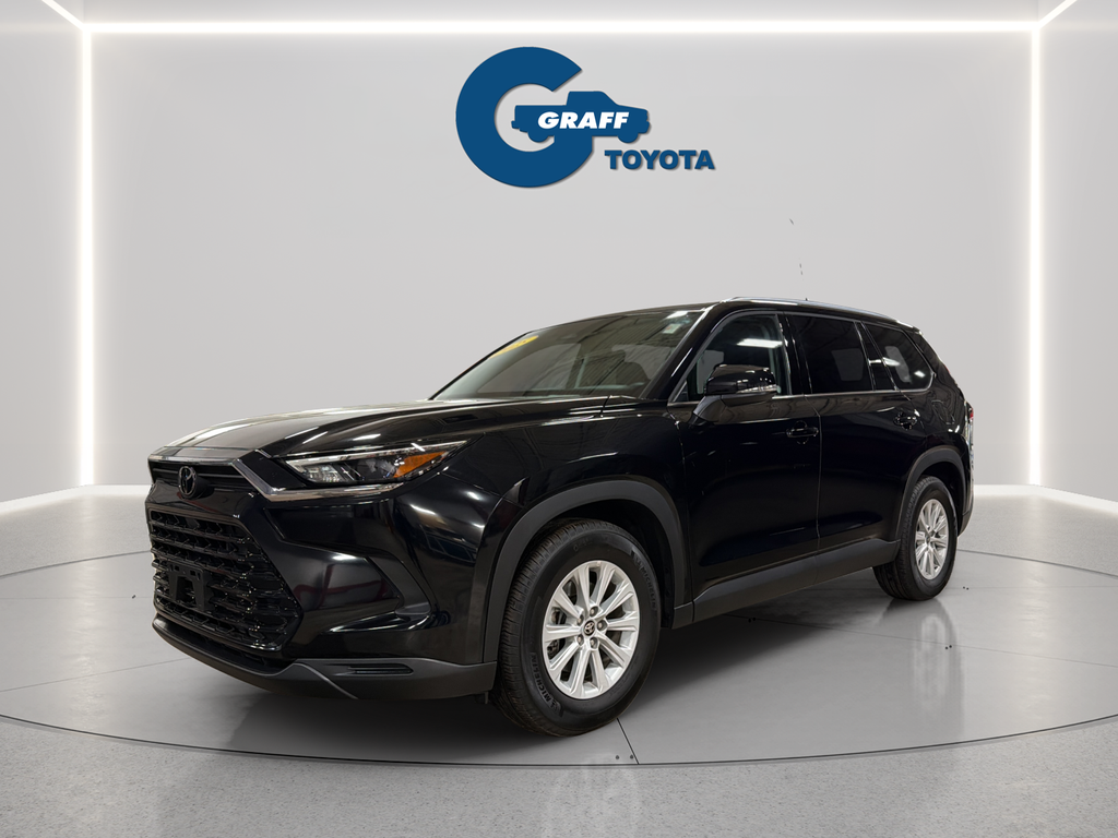 Midnight Black Metallic 2025 Toyota Grand Highlander XLE AWD SUV / Crossover All-Wheel Drive 8-Speed Automatic
