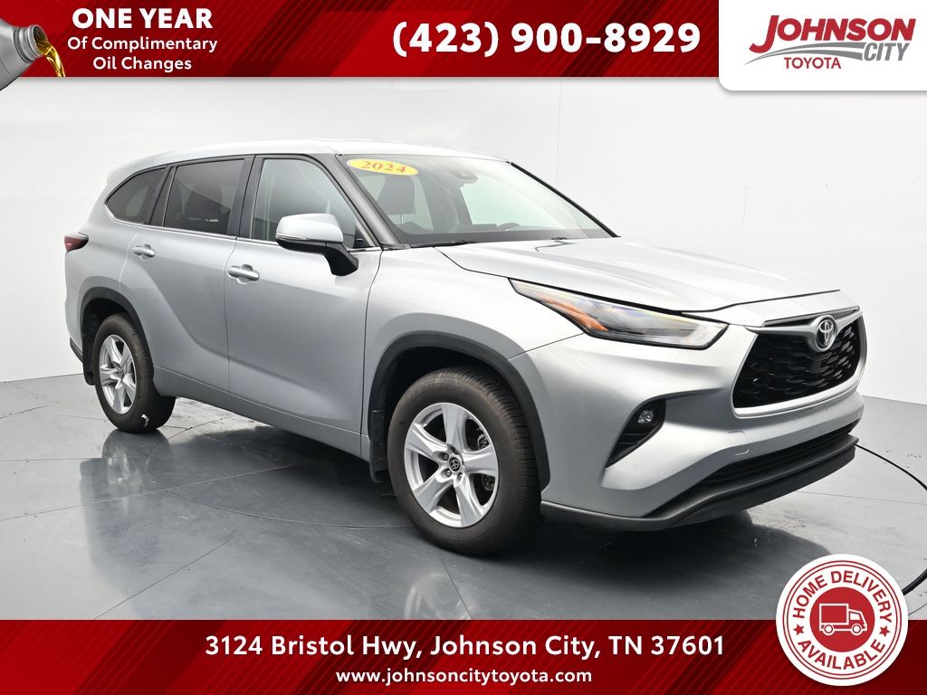Celestial Silver Metallic 2024 Toyota Highlander SUV / Crossover All-Wheel Drive 8-Speed Automatic