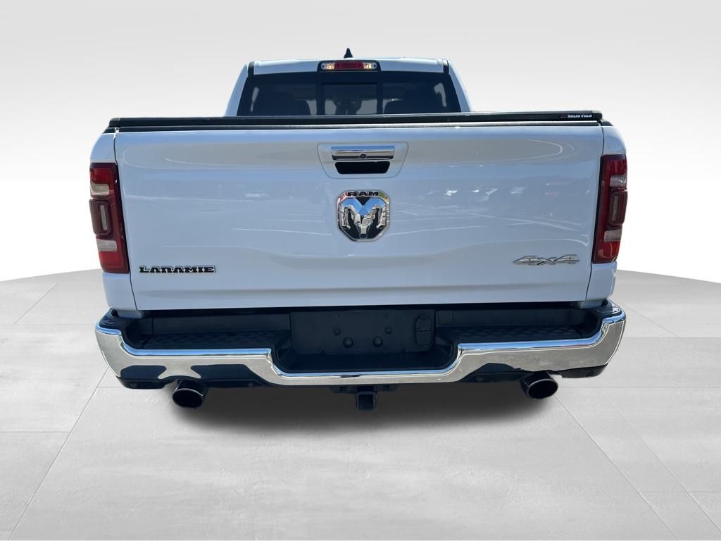 2021 Bright White Clearcoat Ram 1500 Laramie 4X4 Truck
