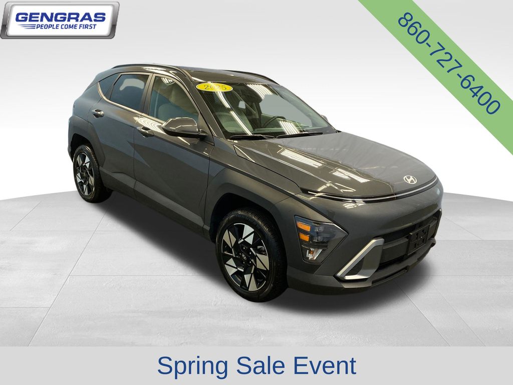 Ecotronic Gray Pearl 2025 Hyundai Kona SEL AWD SUV / Crossover All-Wheel Drive Continuously Variable Transmission