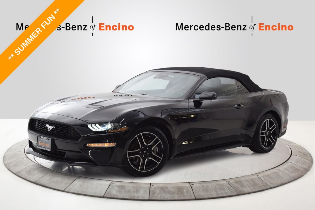 Shadow Black 2023 Ford Mustang Convertible Rear-Wheel Drive Automatic