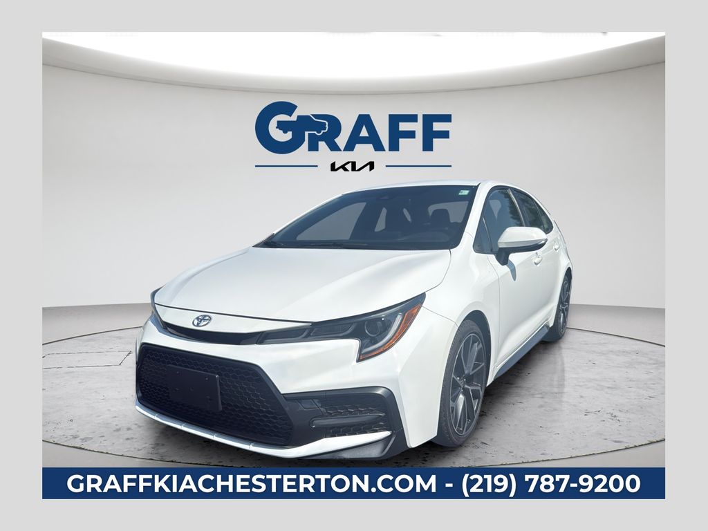 White 2022 Toyota Corolla Sedan Front-Wheel Drive Continuously Variable Transmission