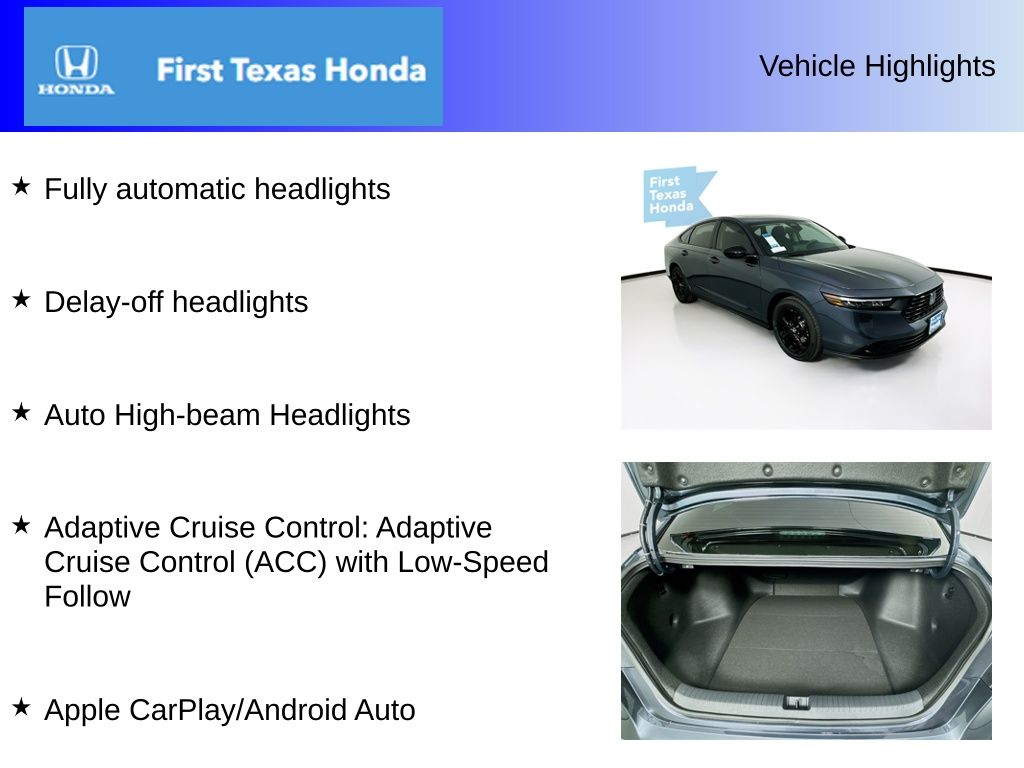 Used Car 2025 Honda Accord  Se For Sale Under $30,000 In Austin, Texas