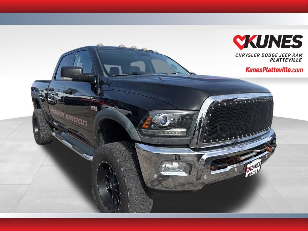 Brilliant Black Crystal Pearlcoat 2016 RAM 2500 Power Wagon Crew Cab 4WD Pickup Truck Four-Wheel Drive 6-Speed Automatic