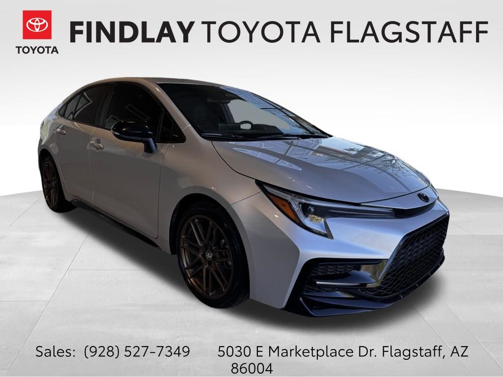 Classic Silver Metallic 2024 Toyota Corolla Nightshade FWD Sedan Front-Wheel Drive Continuously Variable Transmission