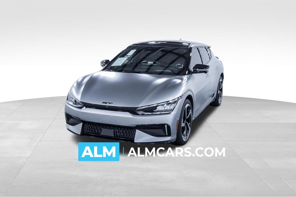 Steel Matte Gray 2023 Kia EV6 GT AWD SUV / Crossover All-Wheel Drive 1-Speed Automatic
