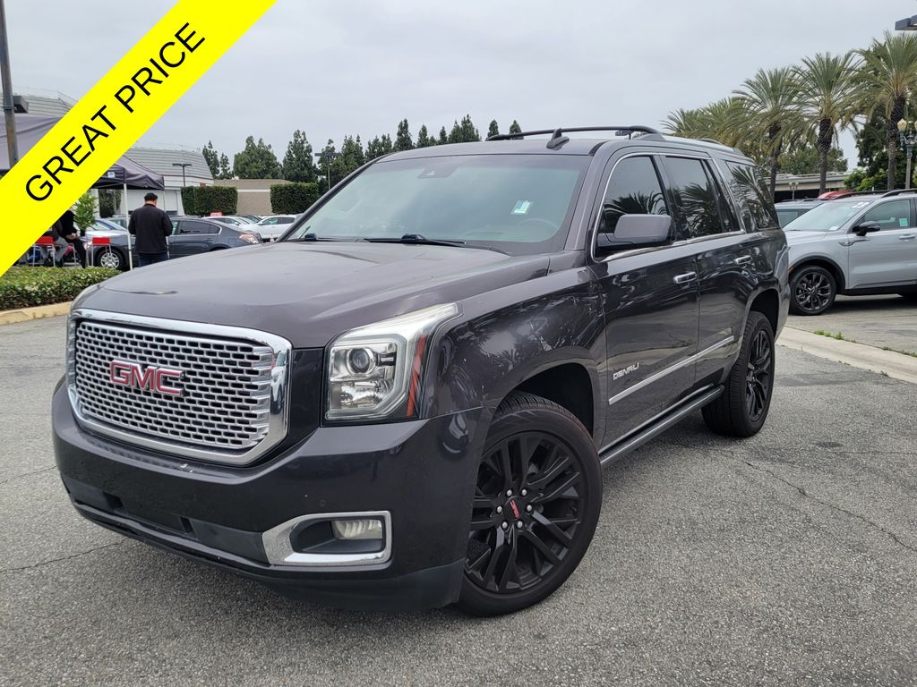Gray (Iridium Metallic) 2017 GMC Yukon Denali 4WD SUV / Crossover Four-Wheel Drive 8-Speed Automatic Overdrive