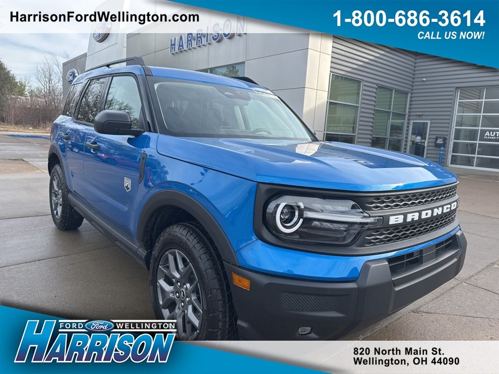 Velocity Blue Metallic 2026 Ford Bronco Sport Big Bend AWD SUV / Crossover All-Wheel Drive 8-Speed Automatic