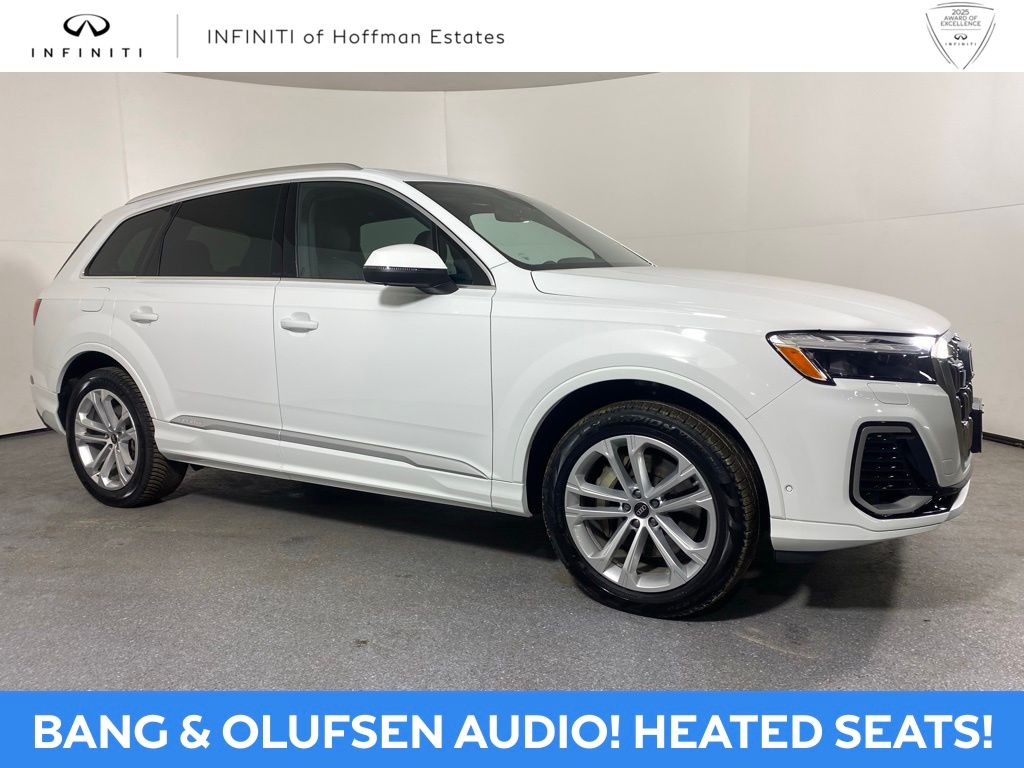 Carrara White 2025 Audi Q7 quattro Premium Plus 55 TFSI SUV / Crossover All-Wheel Drive 8-Speed Automatic