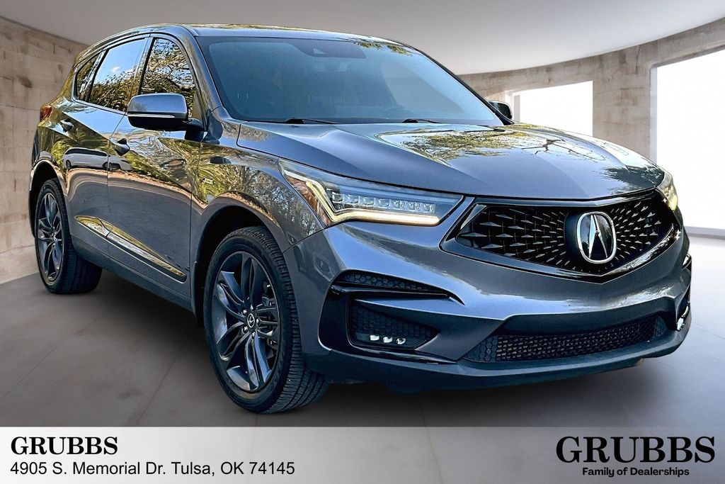 Gray (Gunmetal Metallic) 2021 Acura RDX SUV / Crossover All-Wheel Drive Automatic