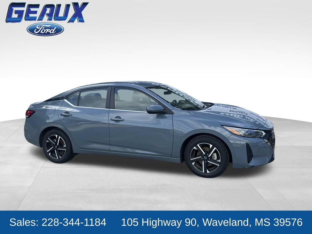 Atlantic Gray Metallic 2024 Nissan Sentra Sedan Front-Wheel Drive Continuously Variable Transmission