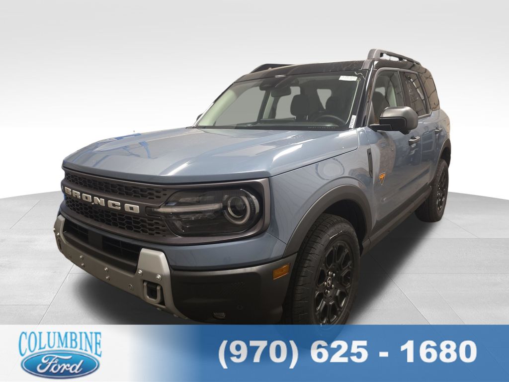 Blue (Azure Gray Metallic) 2025 Ford Bronco Sport SUV / Crossover All-Wheel Drive 8-Speed Automatic