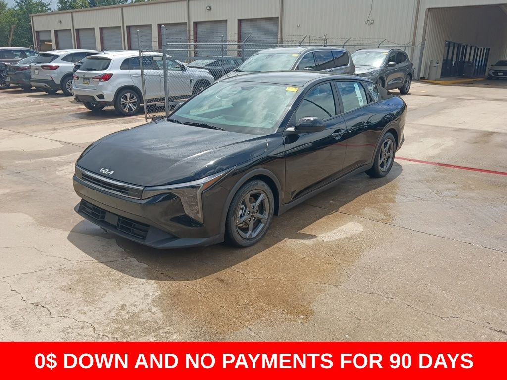 Aurora Black Pearl 2025 Kia K4 LXS FWD Sedan Front-Wheel Drive Continuously Variable Transmission