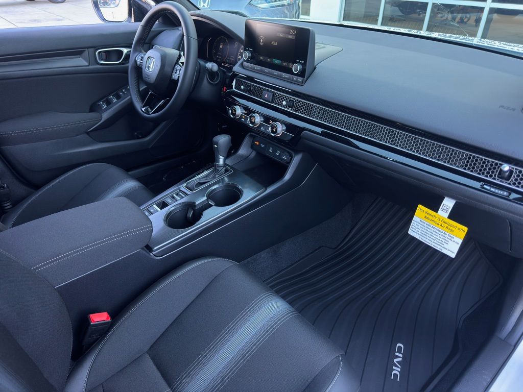 2026 Honda Civic Sport White at Classic Honda Galveston